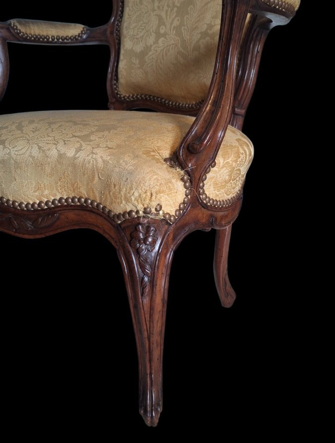 Fauteuil estampillé Nogaret a lyon-photo-4