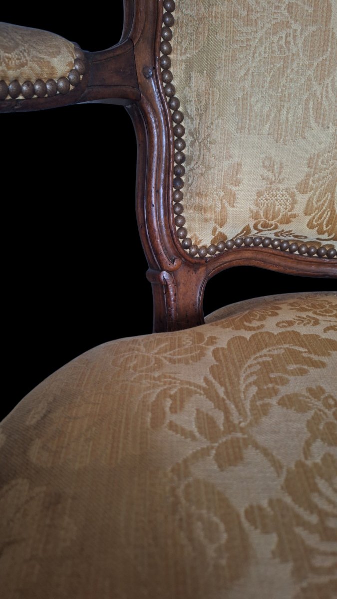 Fauteuil estampillé Nogaret a lyon-photo-3