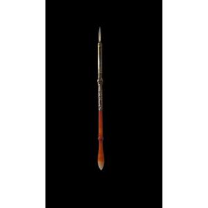 Agate And Vermeil Pen Holder By Jean Benoit Mallat