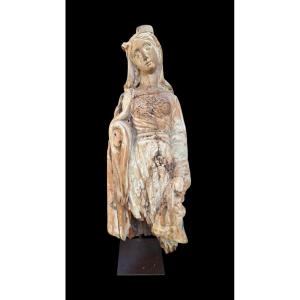 Statue Of The Holy Virgin Around 1600