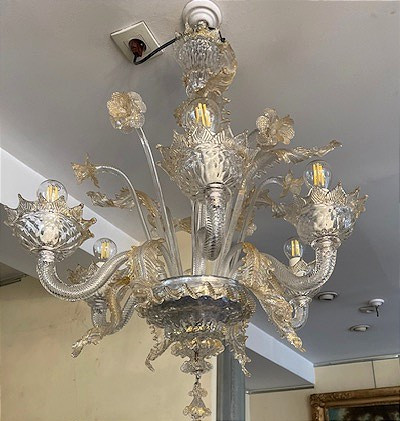 Venetian Chandelier In Murano Glass-photo-4