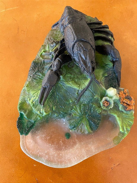 vide poche pâte de verre H. Bergé