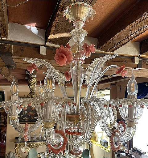 Venetian Chandelier In Murano Glass-photo-2