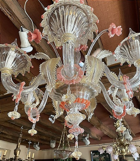 Venetian Chandelier In Murano Glass-photo-3