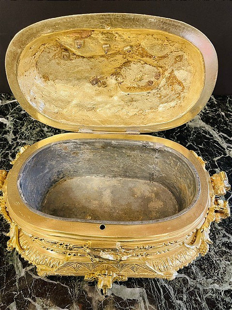 coffret bronze doré de J MOIGNIEZ-photo-1
