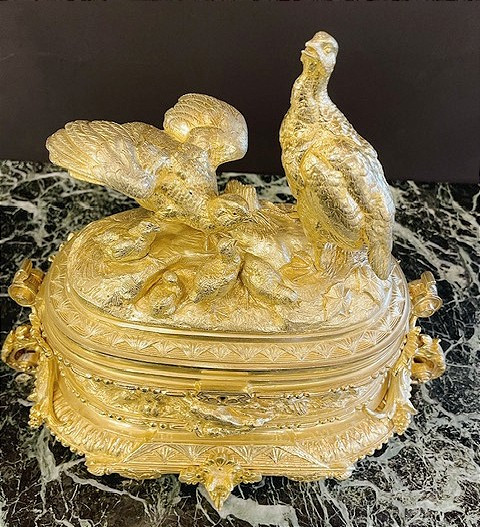 coffret bronze doré de J MOIGNIEZ-photo-2