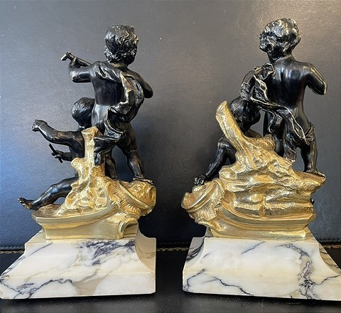 Putti Musicians Pair Of Bands-photo-4