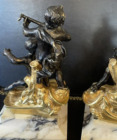 Putti Musicians Pair Of Bands-photo-2
