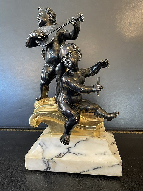 Putti Musicians Pair Of Bands-photo-4