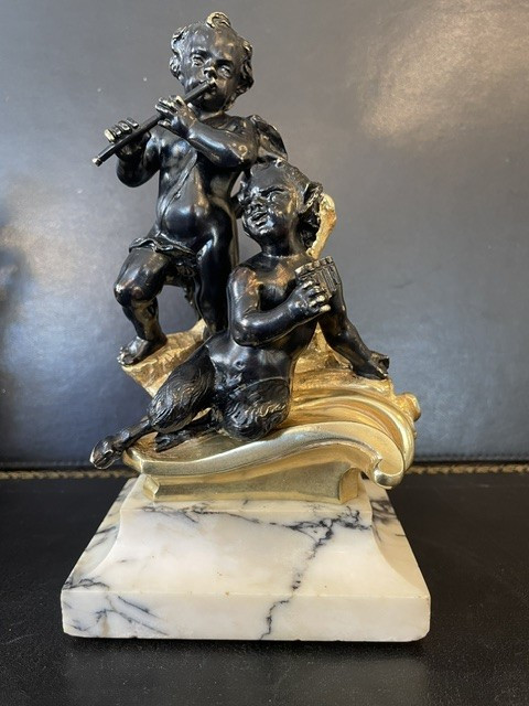 Putti Musicians Pair Of Bands-photo-5