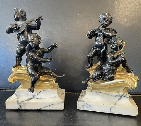 Putti Musicians Pair Of Bands