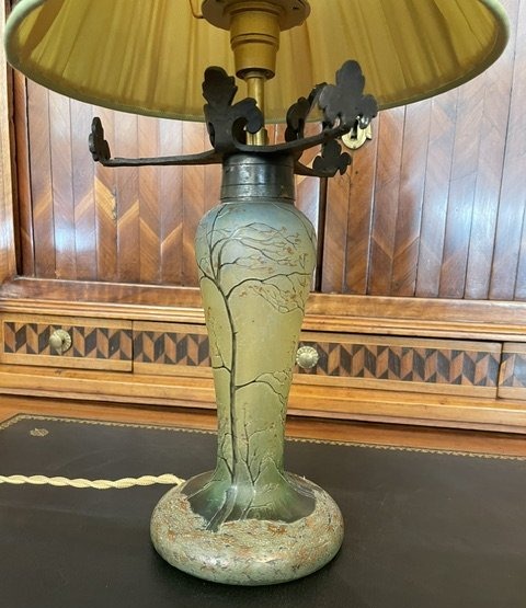 lampe en verre dégagé à l'acide-photo-2