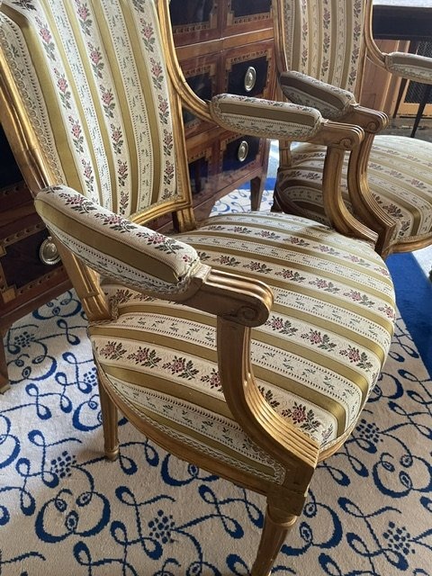 Pair Of Cabriolet Armchairs-photo-1