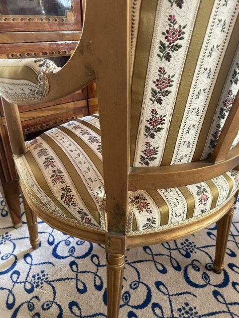 Pair Of Cabriolet Armchairs-photo-3