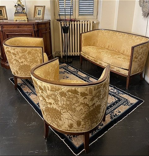 fauteuils salon art déco
