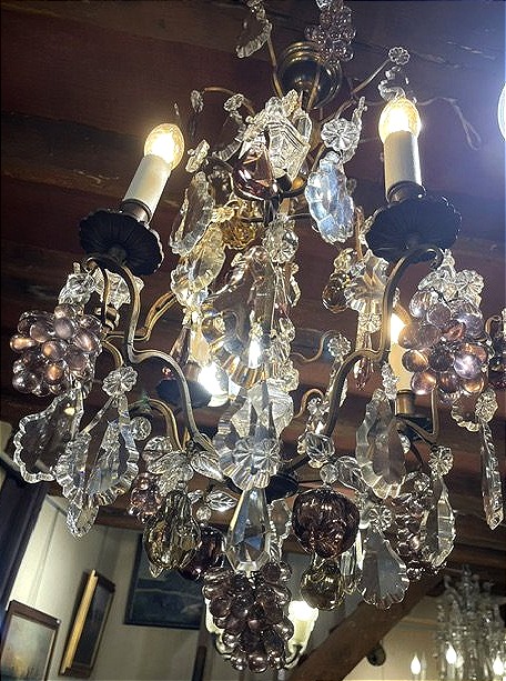 Lustre murano aux fruits-photo-2