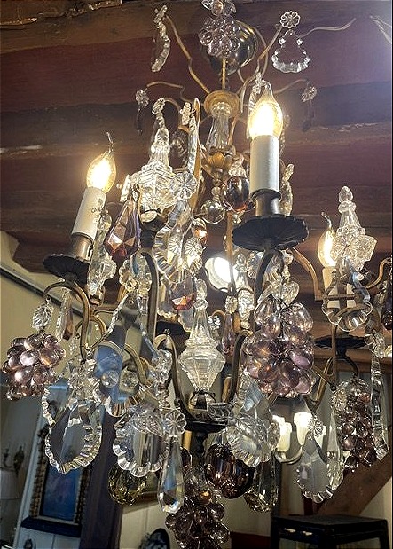Lustre murano aux fruits-photo-3