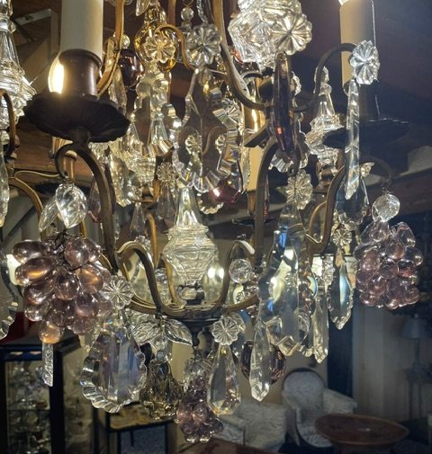 Lustre murano aux fruits-photo-4
