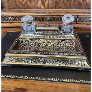 Boulle Inkwell (writing Set)