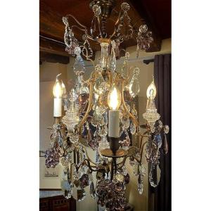 Murano Chandelier With Fruit Motifs