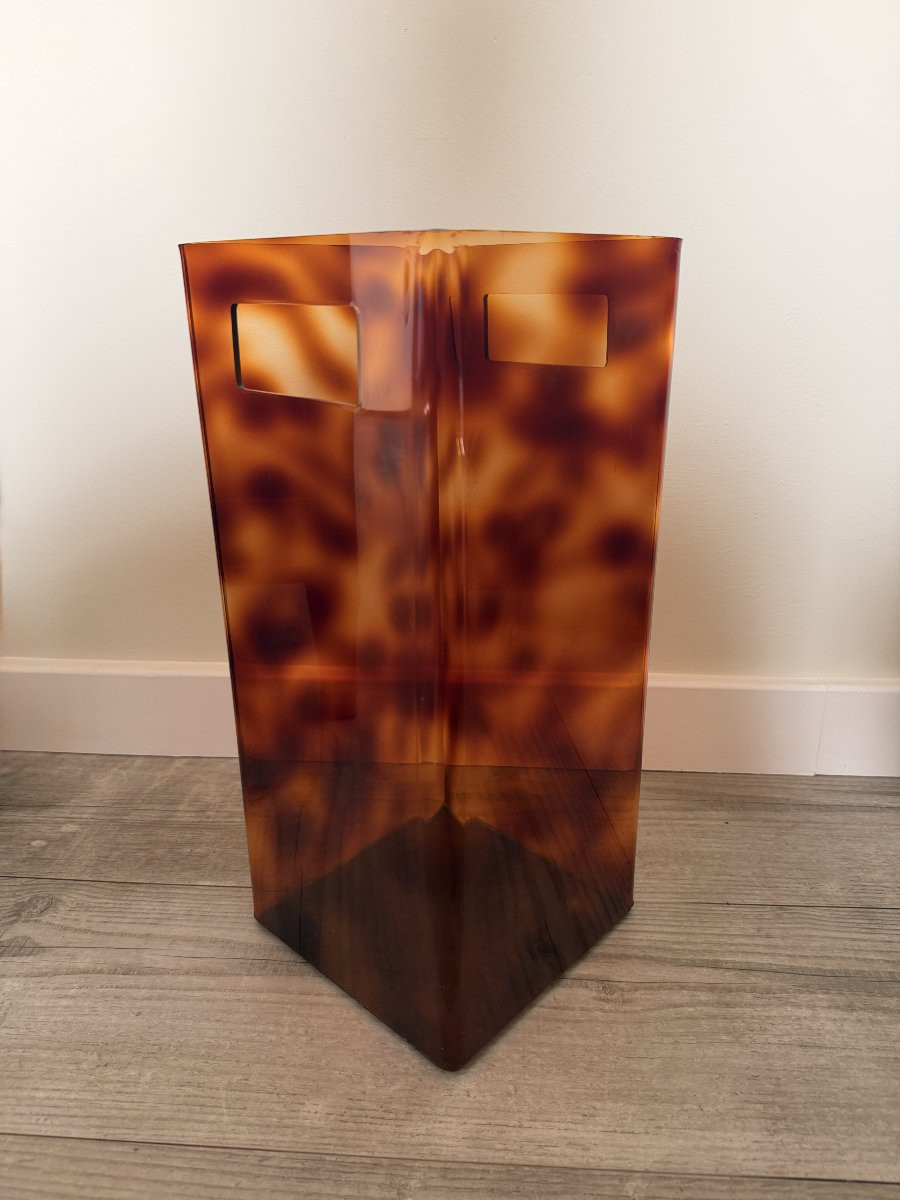 Magazine Rack & Umbrella Stand Duo "tortoise Shell", Michel Dumas-photo-4