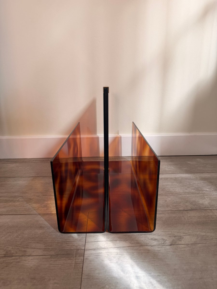 Magazine Rack & Umbrella Stand Duo "tortoise Shell", Michel Dumas-photo-2