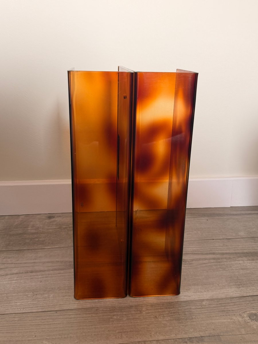 Magazine Rack & Umbrella Stand Duo "tortoise Shell", Michel Dumas-photo-3