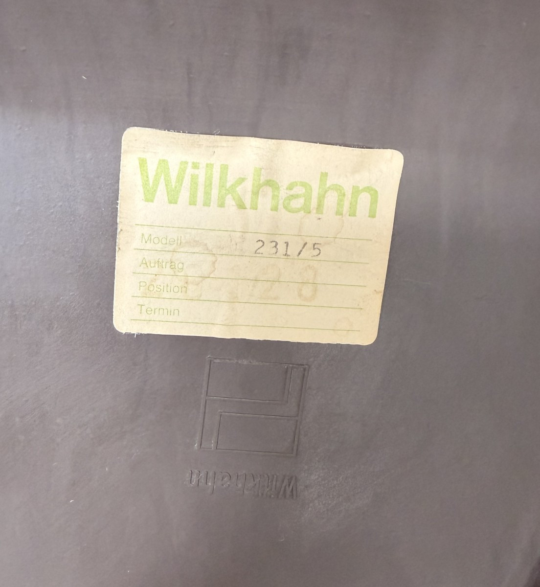 Set Of 4 Vintage Chairs Model 231/5 In Orange Fabric By Wilkhahn, 1970s-photo-7