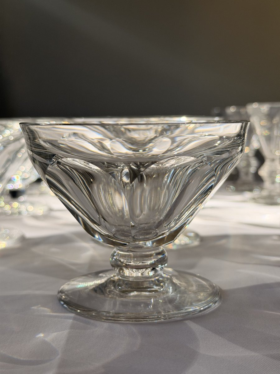 Suite de 6 Coupes à Champagne en Cristal de Baccarat - Modèle Talleyrand-photo-4