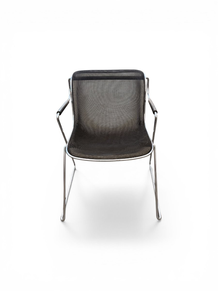 Penelope Pollock Chair | Castelli 1982 | Mesh And Black Steel-photo-3