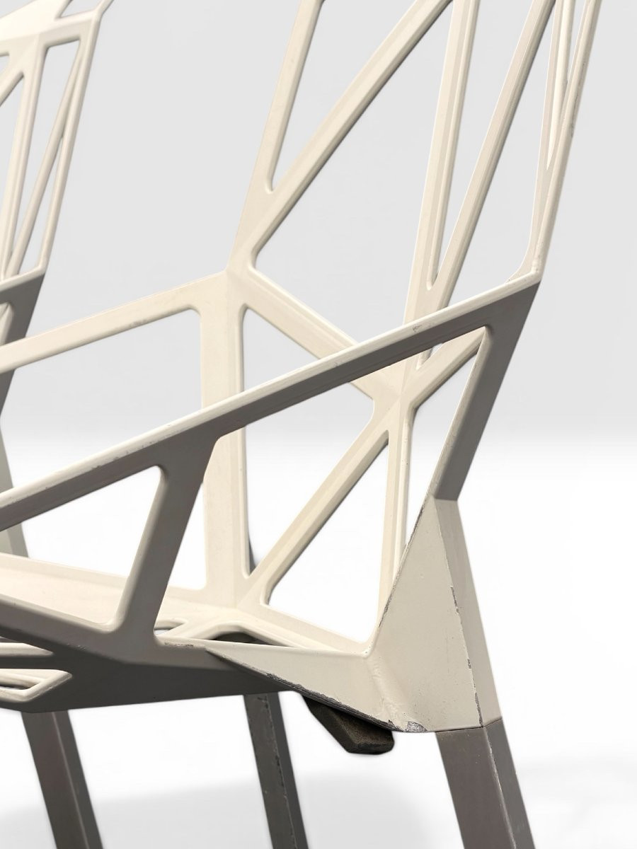 Importante Suite de 10 Chaises Chair One Magis, Konstantin Grcic, Provenance Terrasses Louvre-photo-8