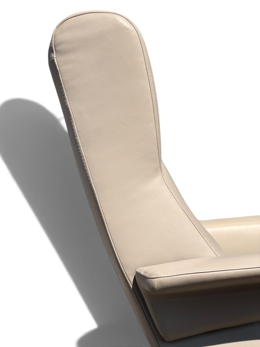 "archi" Armchair By Pierre Paulin In Gray Leather, Ligne Roset Edition-photo-8
