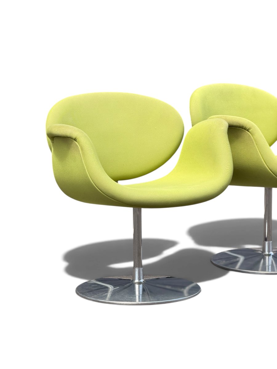 Pair Of "little Tulip" Armchairs By Pierre Paulin For Artifort, 1965-photo-4