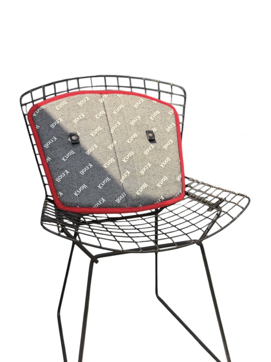 Pair Of "wire" Chairs By Harry Bertoia For Knoll (vintage Edition, Brass Soldered Joints)-photo-2
