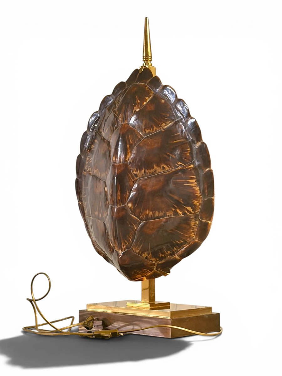 Importante Lampe Sculpturale "Tortue" par la Maison Jansen, Paris c. 1970