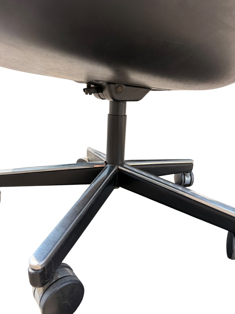 Fauteuil de Bureau "Executive" par Charles Pollock pour Knoll, Édition Historique (Tissu Gris)-photo-4