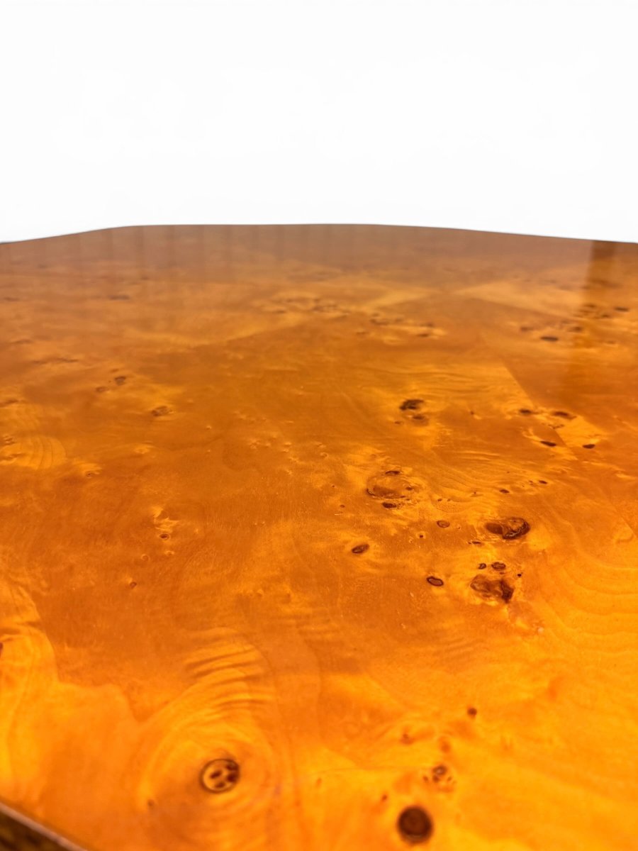 Octagonal Extendable Dining Table By Mario Sabot, Marble And Metal (italy, Ca. 1970)-photo-1
