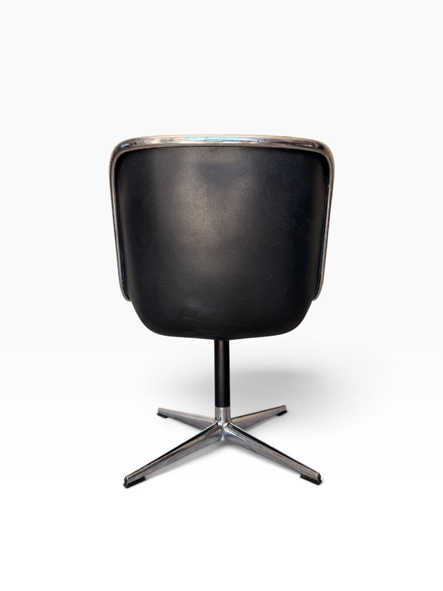 Fauteuil "Executive" sans accoudoirs par Charles Pollock pour Knoll, Première Édition-photo-1