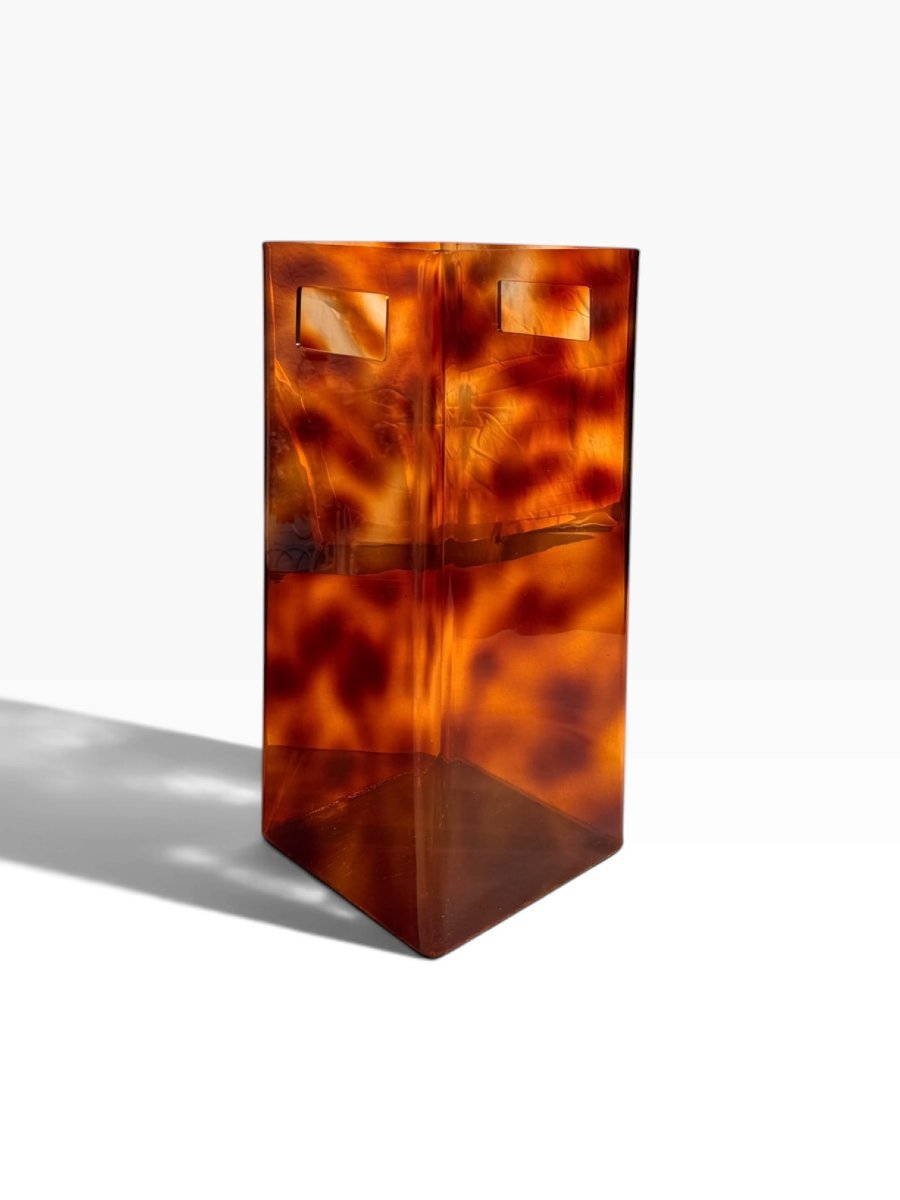 Magazine Rack And Umbrella Stand Attributed To Michel Dumas, Plexiglas, 1970-photo-5