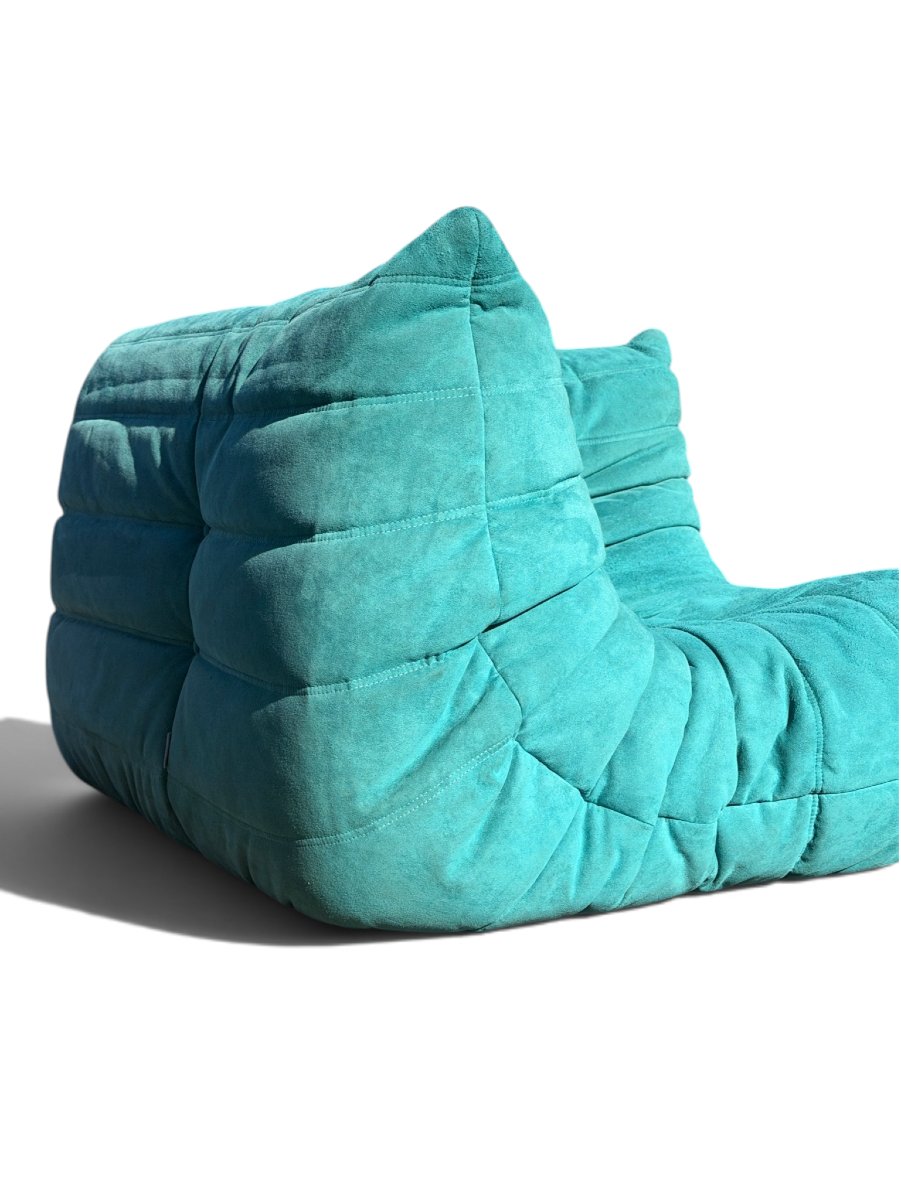 Togo Corner Module, Michel Ducaroy For Ligne Roset, Alcantara, 1980–1990-photo-4