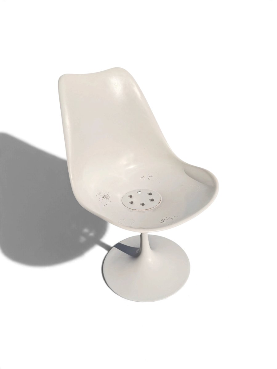 Tulip Chair By Eero Saarinen, Knoll International, Cast Aluminum-photo-4