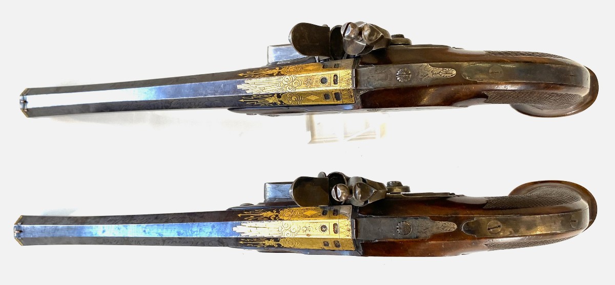 Paire de pistolets de Boutet-photo-3