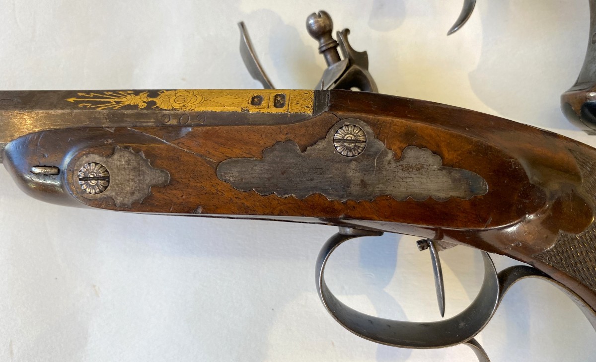 Paire de pistolets de Boutet-photo-3
