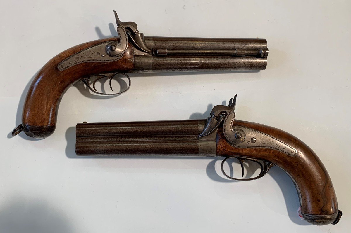 Pistolets d'Officier d'Etat Major Mle 1855