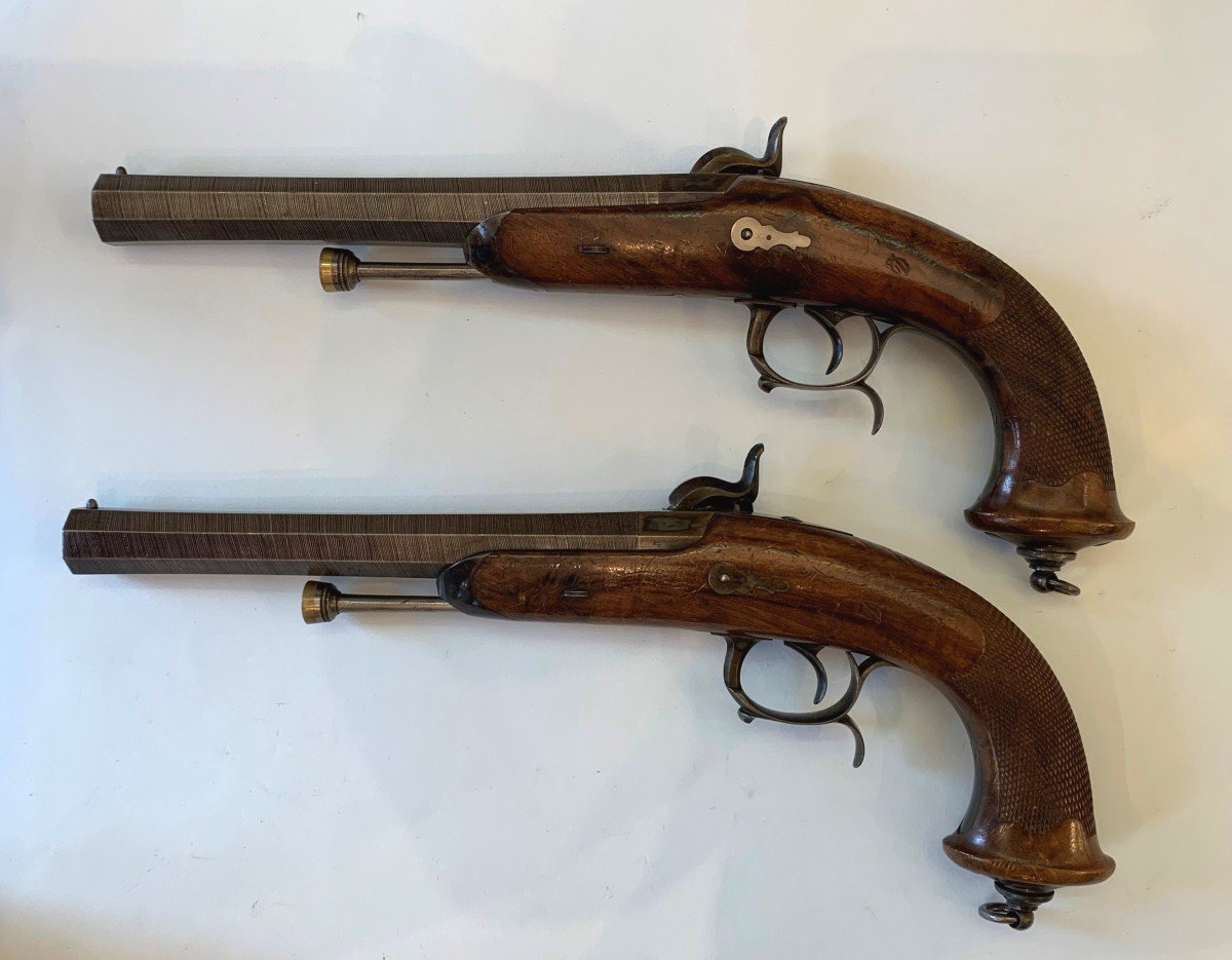 Pair Of Officer Pistols, Model 1833 2nd Type -photo-2