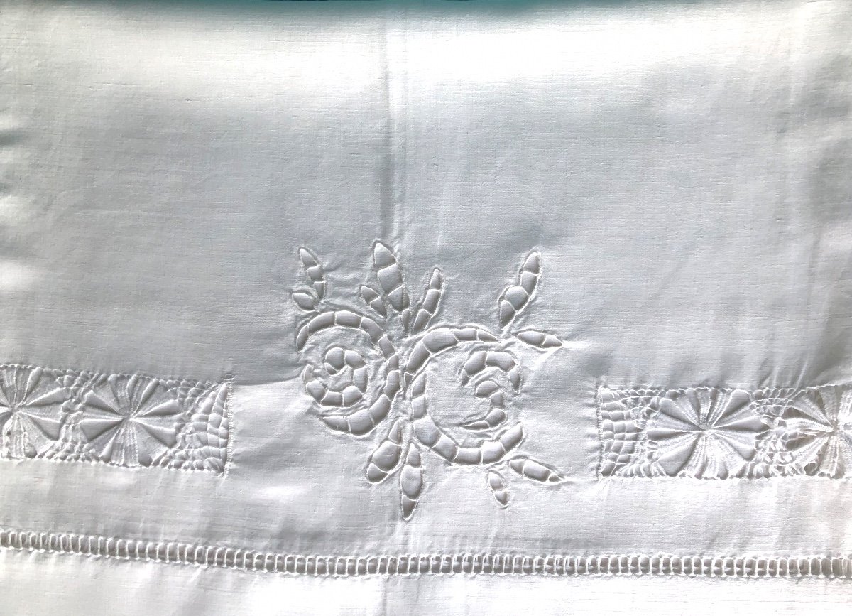 Embroidered Linen Sheet