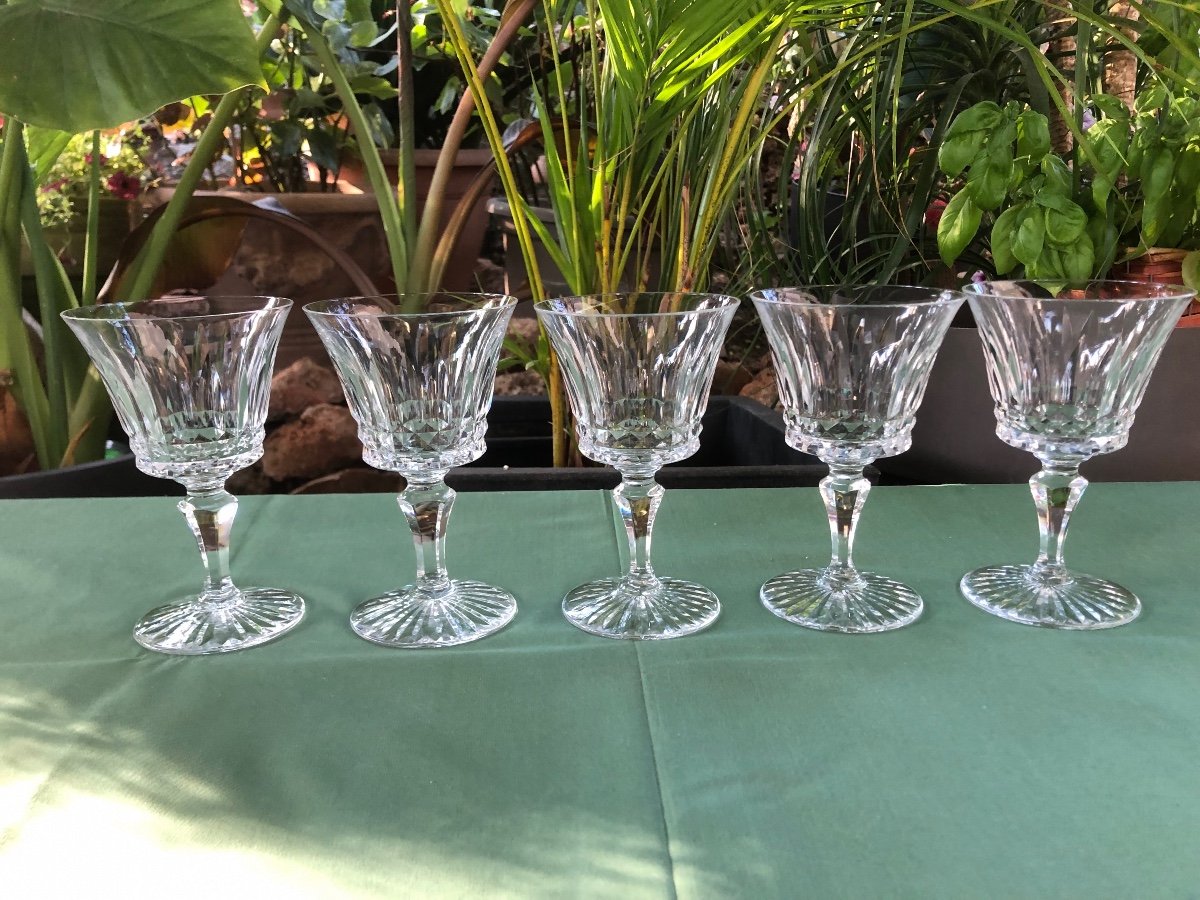 5 Red Wine Glasses