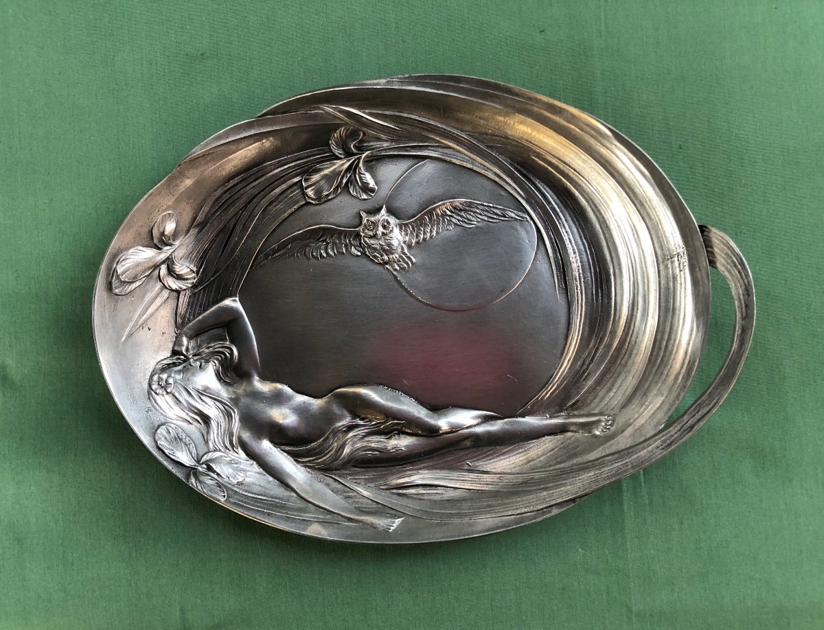Oval Pewter Dish-photo-3