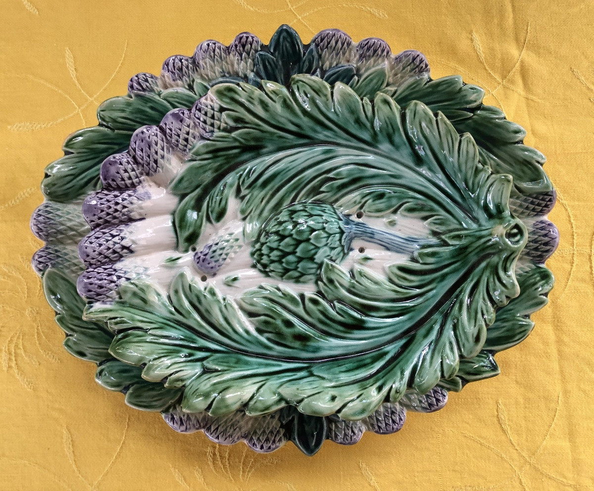Asparagus And Artichoke Dish And Drainer -photo-4