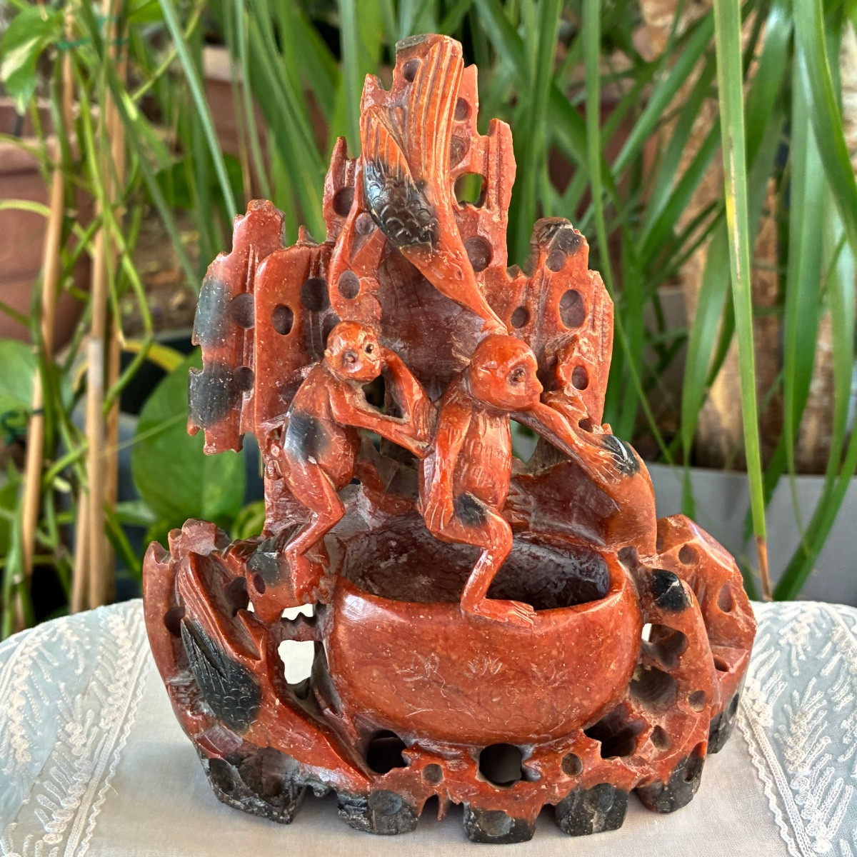 Sujet en pierre du Lard 